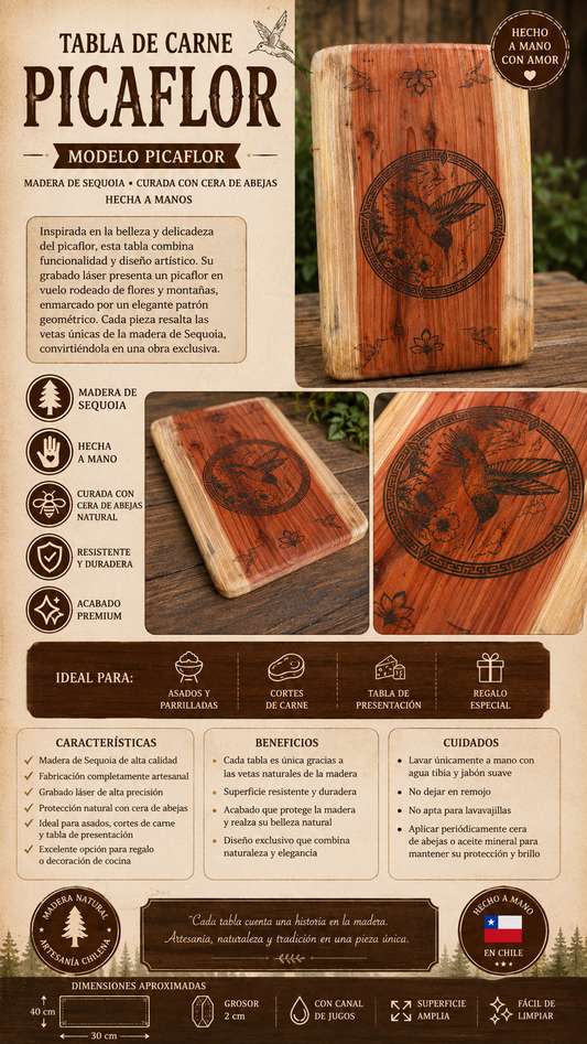 Tabla Sequoia Picaflor