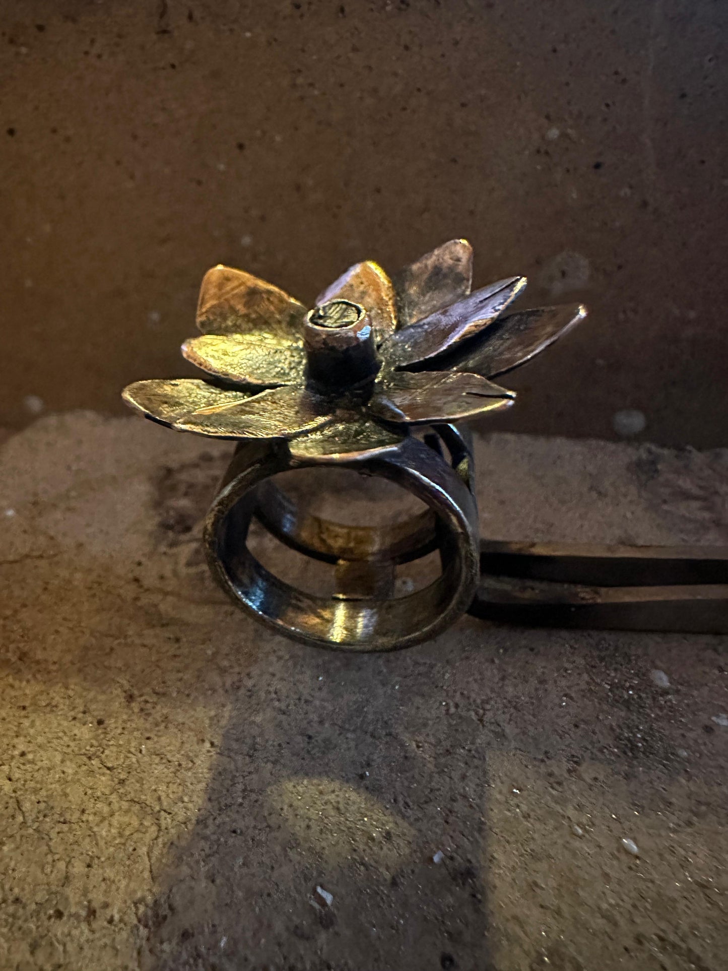 Anillo Flor Cupper
