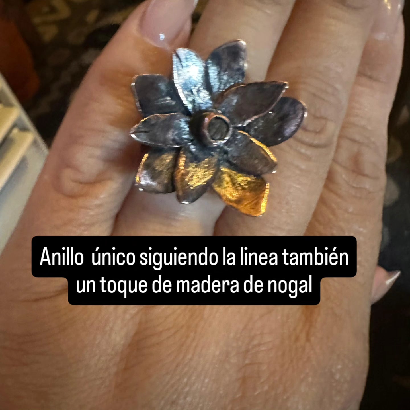 Anillo Flor Cupper