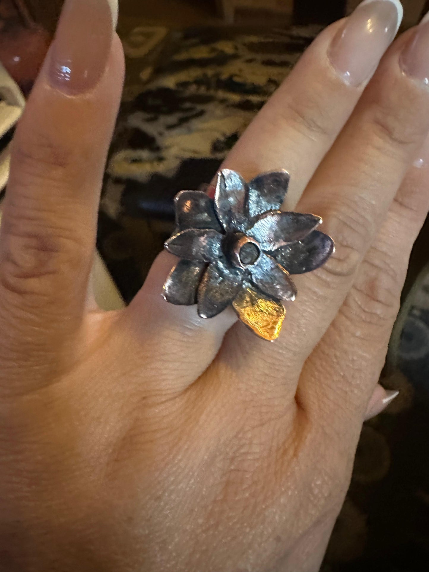 Anillo Flor Cupper