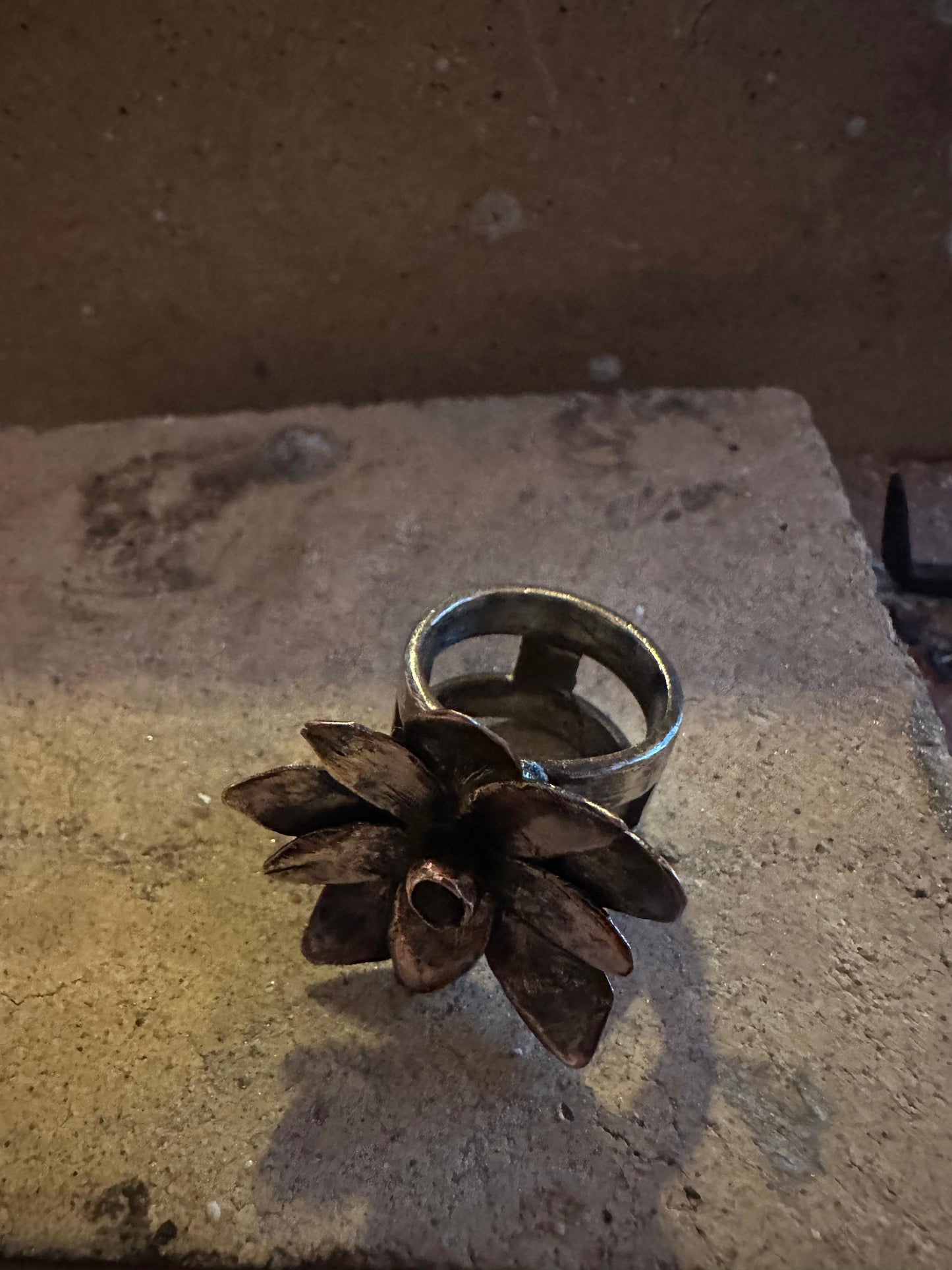 Anillo Flor Cupper